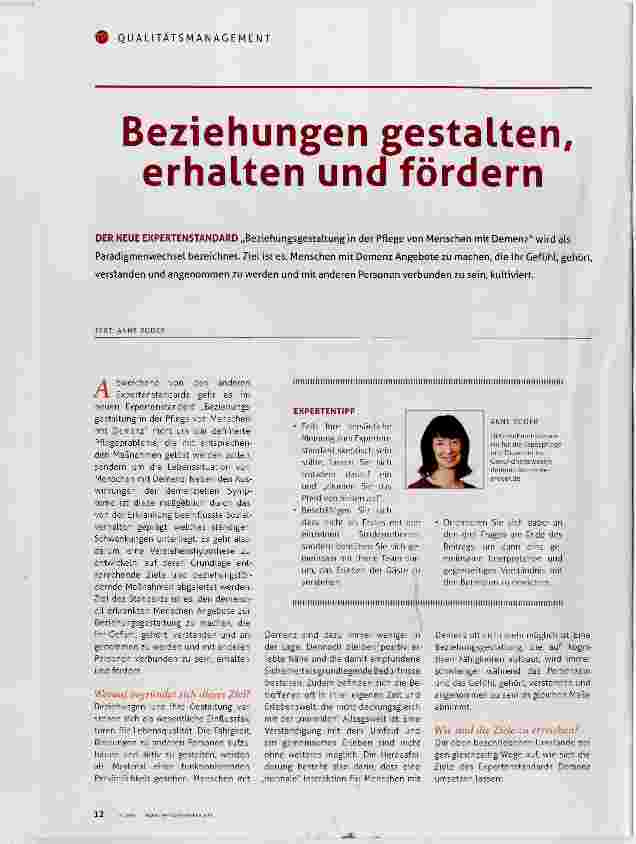 Vorschauseite 1: Beziehungen gestalten, erhalten und fördern