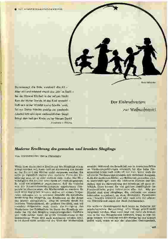 Vorschauseite 1: Moderne Ernährung des gesunden und kranken Säuglings