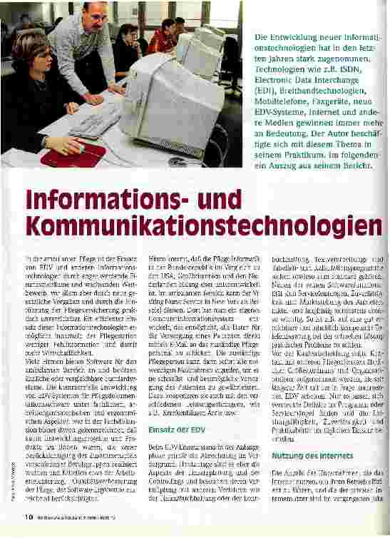 Vorschauseite 1: Informationsund Kommunikationstechnologien