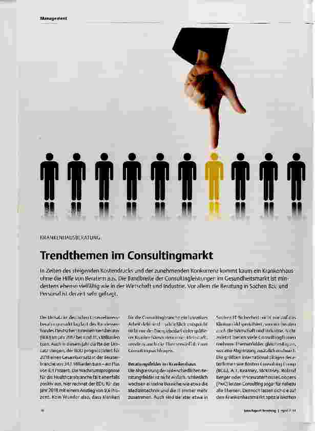 Vorschauseite 1: Trendthemen im Consultingmarkt