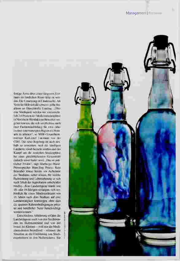 Vorschauseite 2: Masterplan Medizinstudium 2020 Der Geist aus der Flasche