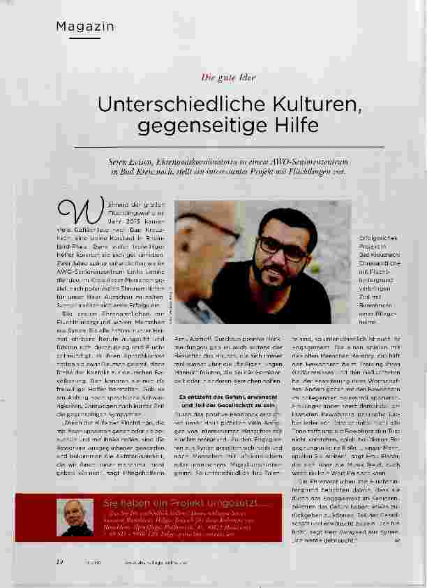 Vorschauseite 1: Unterschiedliche Kulturen, gegenseitige Hilfe