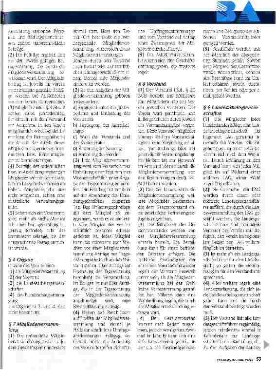 Vorschauseite 2: Satzung des Bundesausschusses der Lehrerinnen und Lehrer für Pflegeberufe (BA)