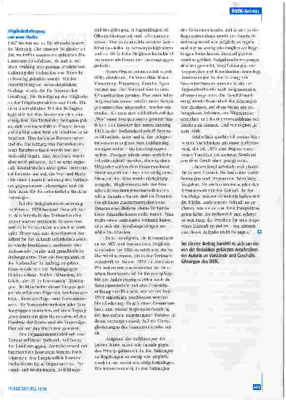 Vorschauseite 4: Fünf Jahrzehnte Strukturdebatte
