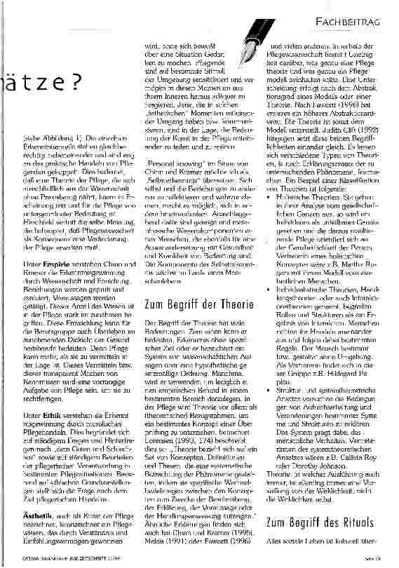 Vorschauseite 2: Ritual und Theorie - zwei unvereinbare Gegensätze