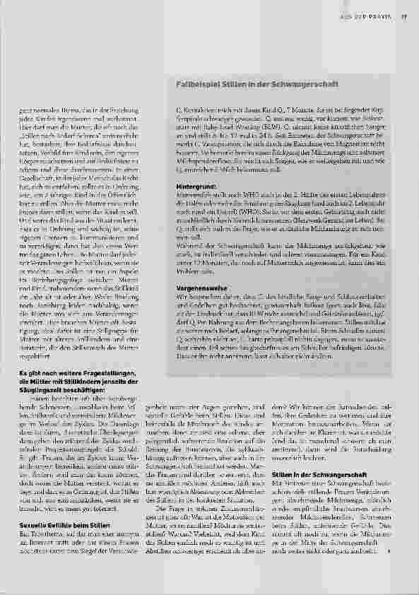 Vorschauseite 3: Das Stillen eines Kleinkindes, Stillen während der Schwangerschaft und Tandemstillen