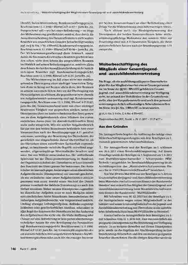 Vorschauseite 3: Keine Mitbestimmung bei der Dienstpostenbewertung