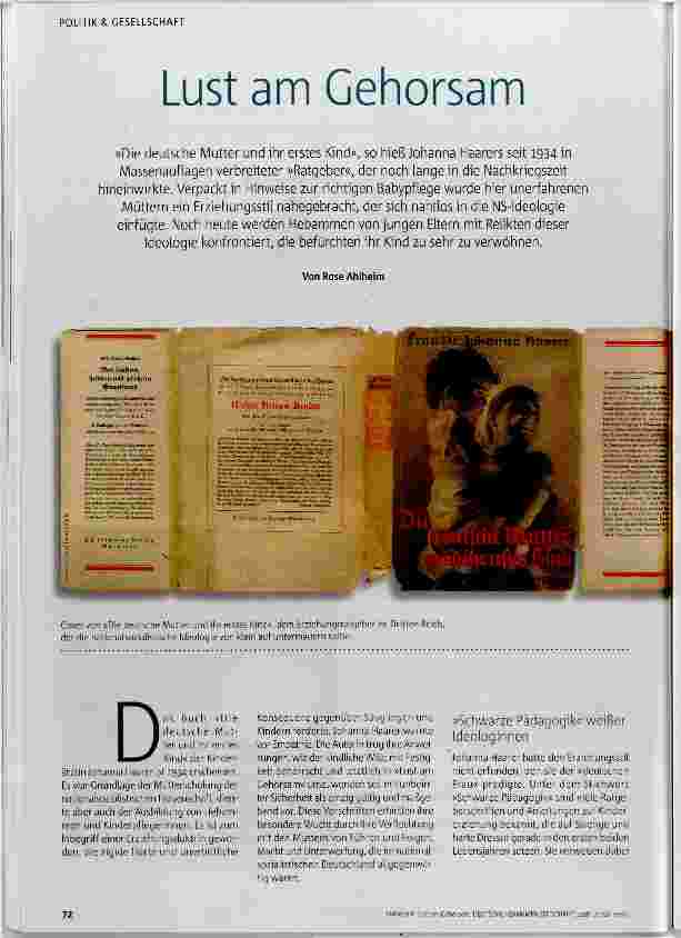 Vorschauseite 1: Lust am Gehorsam