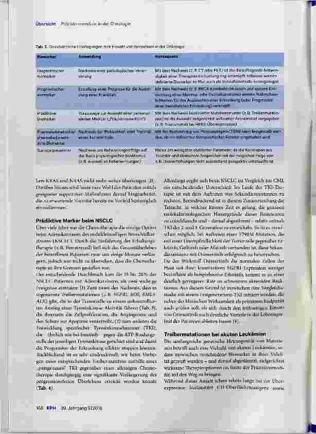 Vorschauseite 3: Präzisionsmedizin in der klinischen Onkologie