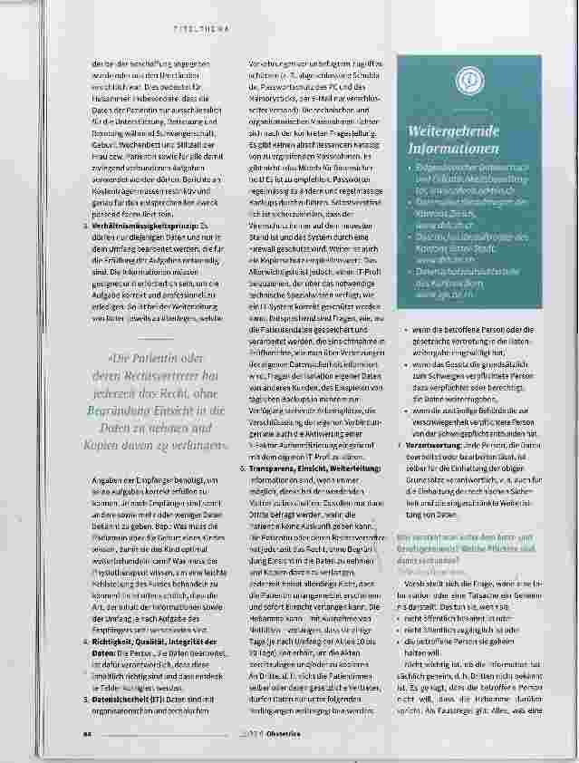 Vorschauseite 3: Ein Praxisleitfaden für Hebammen zum Datenschutz