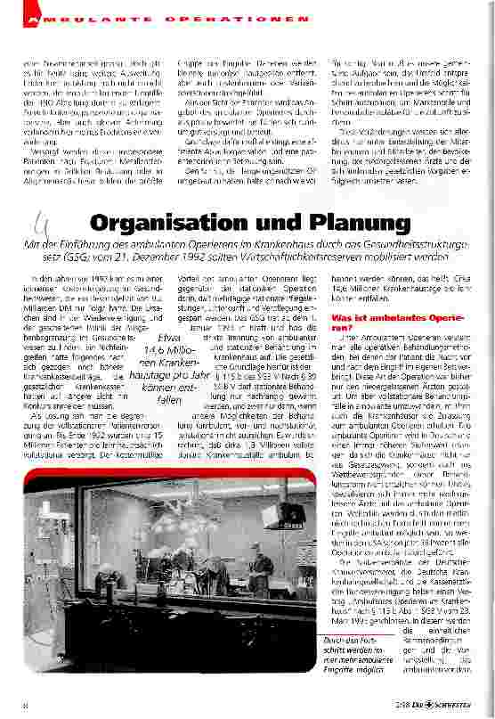 Vorschauseite 3: Zentrum für ambulante Operationen