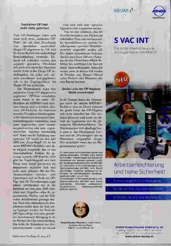 Vorschauseite 4: Hygiene im OP: Was ändert die neue Richtlinie?