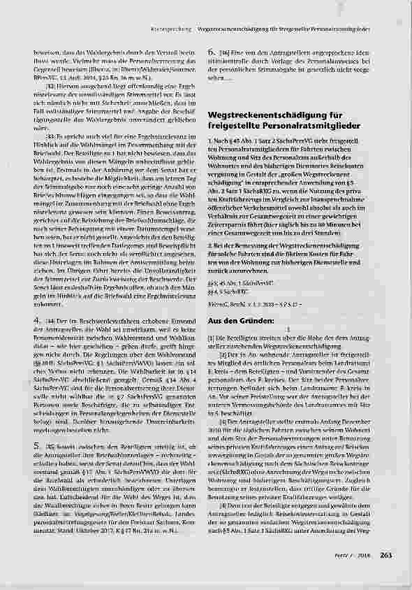 Vorschauseite 5: Wahlanfechtung nach Personalratswahl