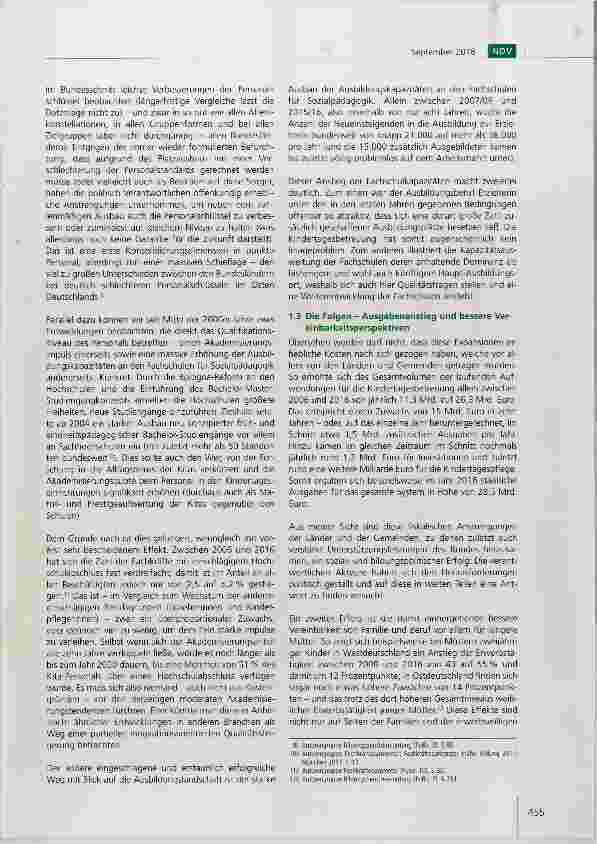 Vorschauseite 3: Nach dem Ausbau ist vor dem Ausbau Kindertagesbetreuung vor neuen Herausforderungen