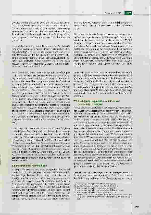 Vorschauseite 5: Nach dem Ausbau ist vor dem Ausbau Kindertagesbetreuung vor neuen Herausforderungen