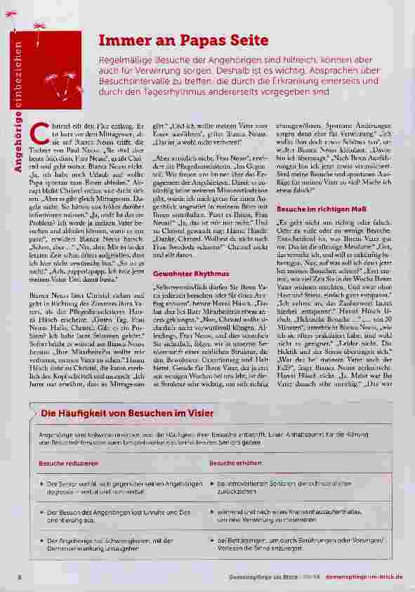 Vorschauseite 1: Immer an Papas Seite
