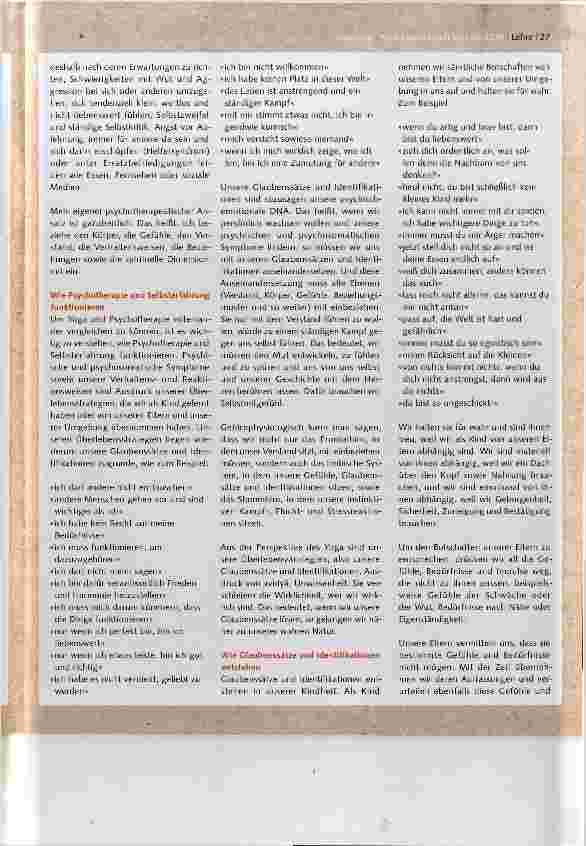 Vorschauseite 2: Yoga und Psychotherapie Möglichkeiten und Schwierigkeiten