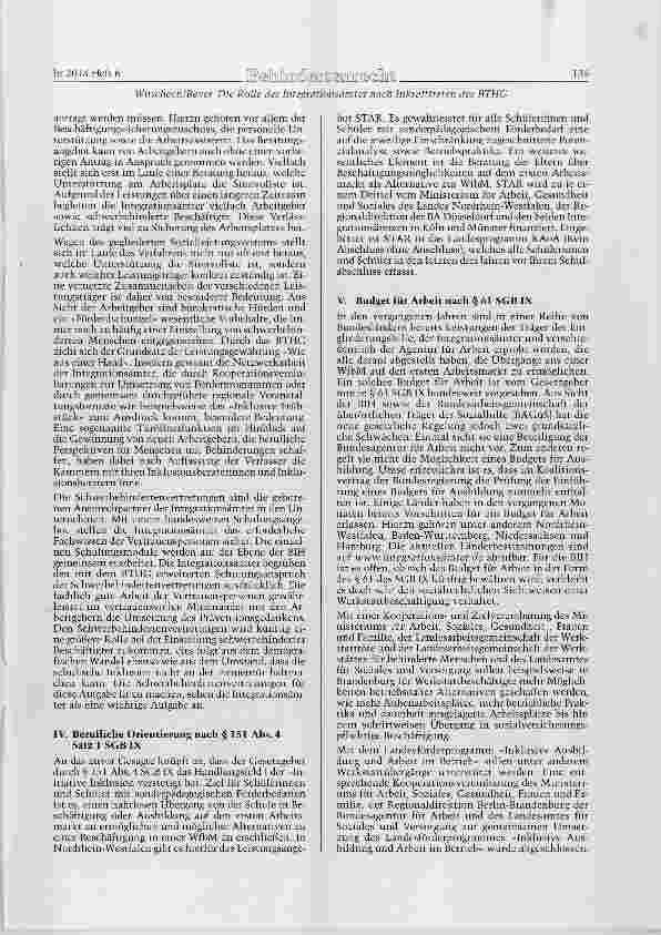 Vorschauseite 3: Wachsende Bedeutung im Zusammenspiel mit den Rehabilitationsträgem: fachpolitische Leitgedanken und einige Reflexionen aus der Praxis