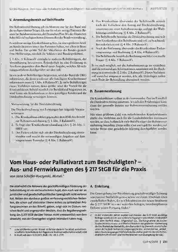 Vorschauseite 4: Neue Abrechnungsmöglichkeit für Krankenhäuser bei Beihilfeberechtigten