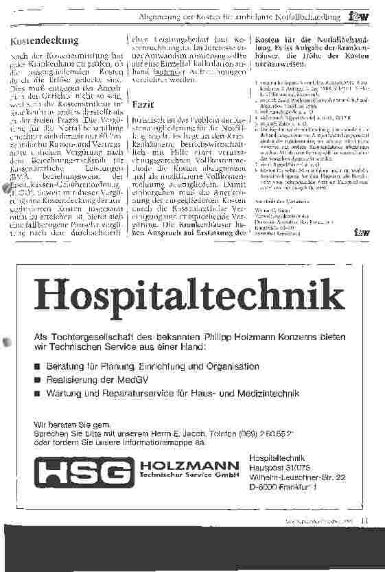 Vorschauseite 4: Abgrenzung der Kosten für ambulante Notfallbehandlung Methode zur Kostenausgliederung von Notfällen im Krankenhaus