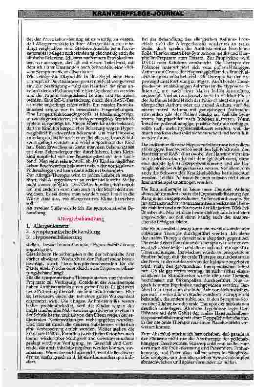 Vorschauseite 3: Frühling und Sommer mit Pollenallergien
