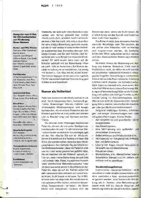 Vorschauseite 2: Von der anonymen grauen Institution zum bundtn Gesundheitszentrum