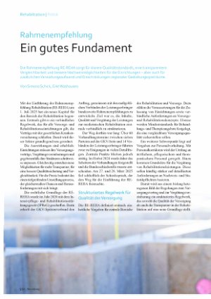Vorschauseite 1: Rahmenempfehlung Ein gutes Fundament