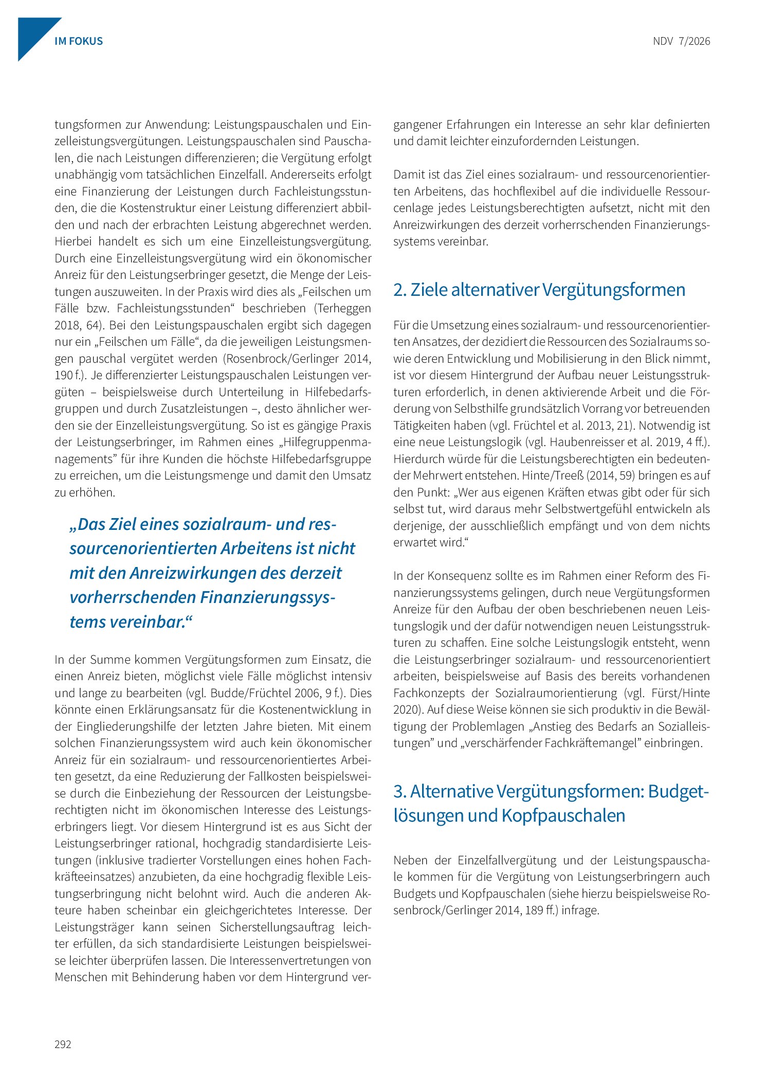 Vorschauseite 2: Dysfunktionale Finanzierungssysteme: leistungsbezogene Ansatzpunkte für eine gesetzliche Reform entgeltfinanzierter Sozialleistungen