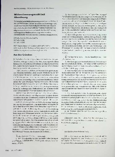 Vorschauseite 1: Mitbestimmungsrecht bei Abordnung