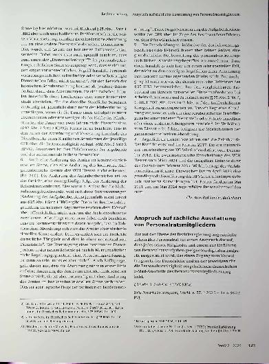 Vorschauseite 6: Mitbestimmungsrecht bei Abordnung