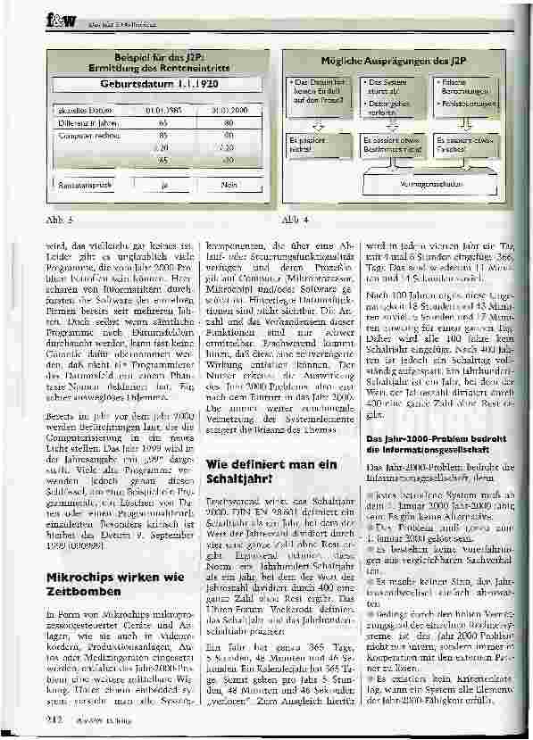 Vorschauseite 3: Das Jahr-2000-Problem Auch im Krankenhaus droht der Informatinoskollaps