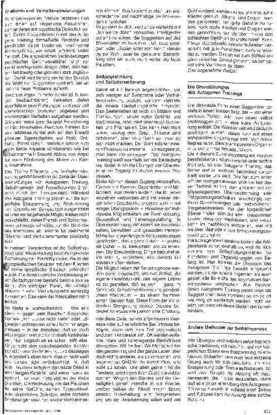 Vorschauseite 2: Hypnose 6. Folge: Selbsthypnose und Autosuggestion
