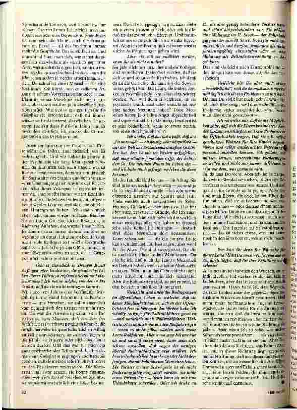 Vorschauseite 4: Mein Entwicklungsland Interview mit Erika, Ärztin für Psychiatrie in Stendal/DDR