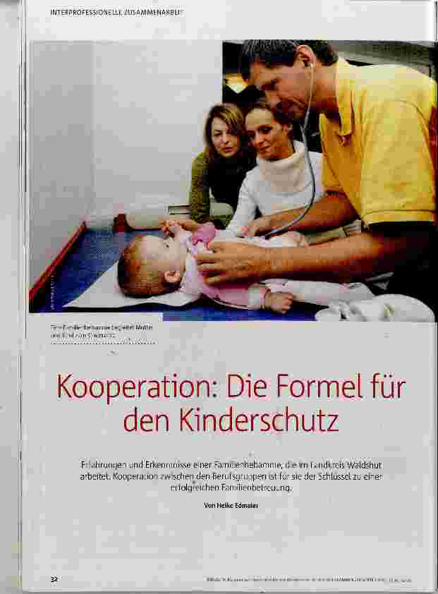 Vorschauseite 1: Kooperation: Die Formel für den Kinderschutz