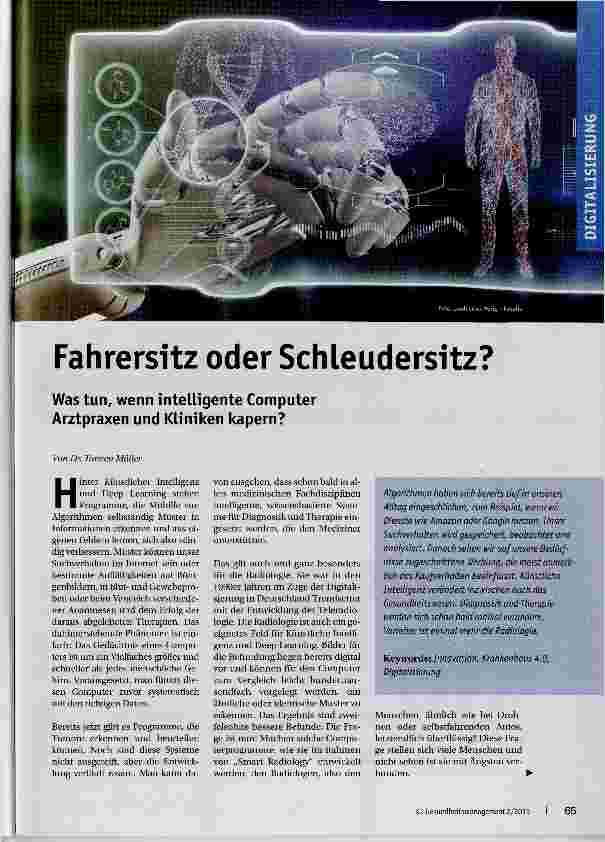 Vorschauseite 1: Fahrersitz oder Schleudersitz?