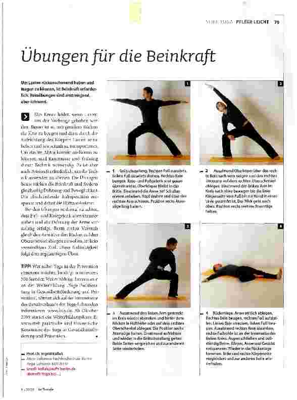 Vorschauseite 1: Übungen für die Beinkraft