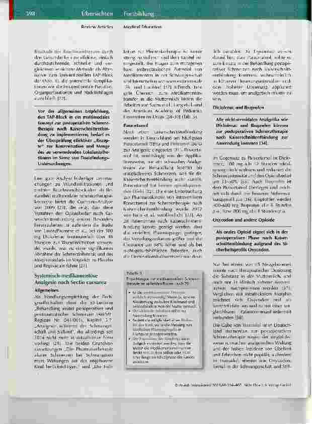 Vorschauseite 5: Schmerztherapie nach Sectio