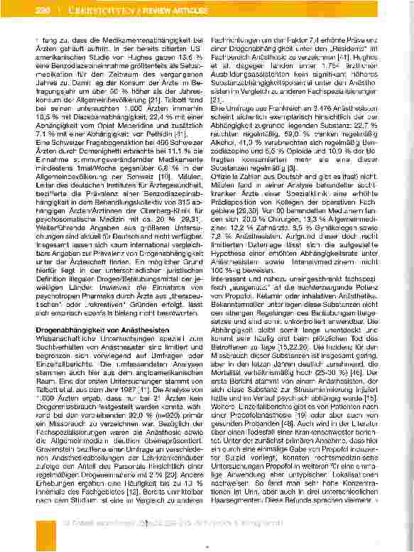 Vorschauseite 5: Das Suchtrisiko bei Medizinern