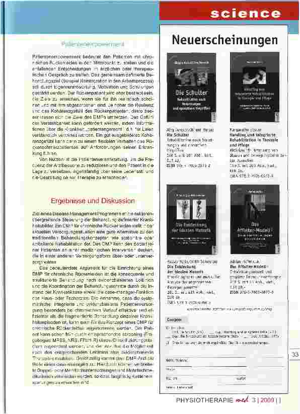 Vorschauseite 5: Konzept für ein Disease Management Programm bei chronischem Rückenleiden