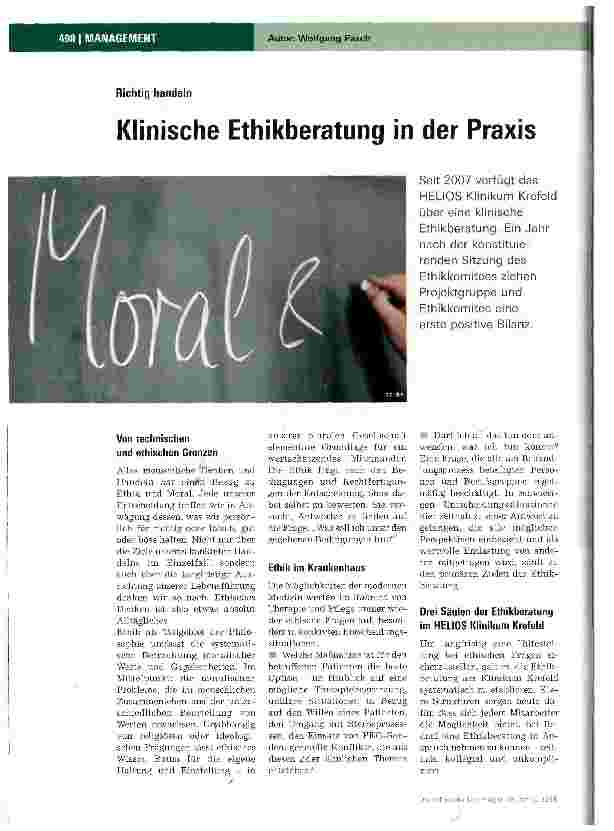 Vorschauseite 1: Richtig handelnKlinische Ethikberatung in der Praxis