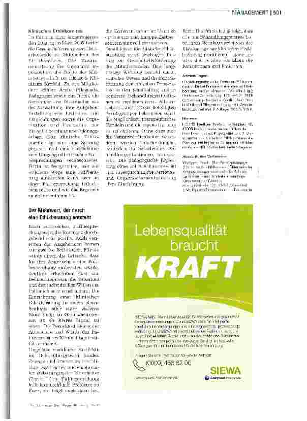 Vorschauseite 4: Richtig handelnKlinische Ethikberatung in der Praxis