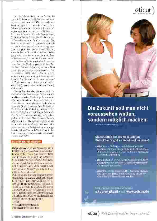 Vorschauseite 2: Natürliche Geburt als Weltkulturerbe