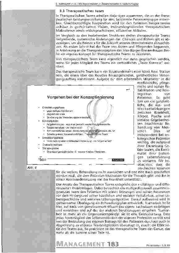Vorschauseite 6: Multiprofessionelle, sektorenübergreifende Zusammenarbeit im Gesundheitswesen am Beispiel des VerKet-Projektes