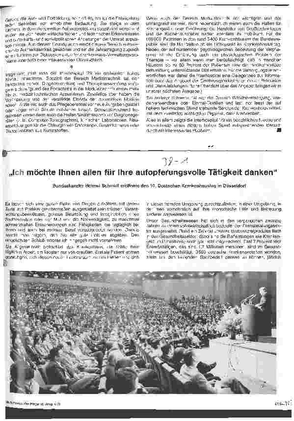 Vorschauseite 2: Interhospital 79 - 10. Deutscher Krankenhaustag Ich möchte Ihnen allen für die aufopferungsvolle Tätigkeit danken