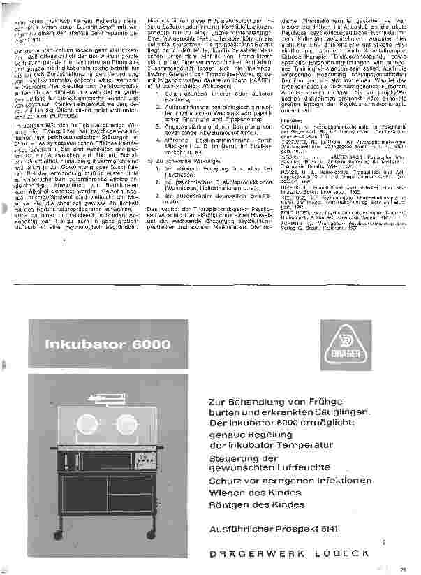 Vorschauseite 4: Die Schwester in der Psychiatrie 12. Folge: Therapie endogener Psychosen 2. Die Psychopharmakotherapie (2. Teil)