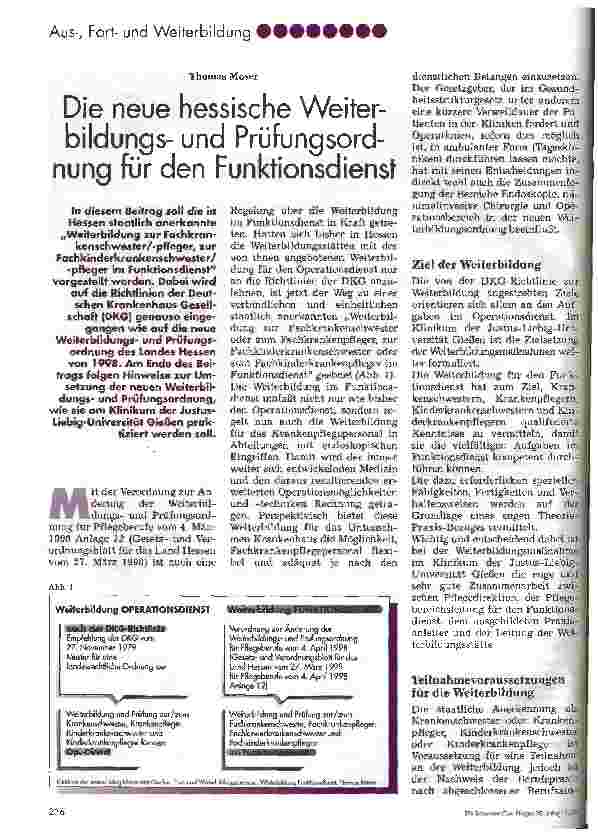 Vorschauseite 1: Die neue hessische Weiterbildungsund Prüfungsordnung für den Funktionsdiesnt