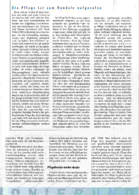 Vorschauseite 4: Ist Rationierung mit Pflegeethik vereinbar?