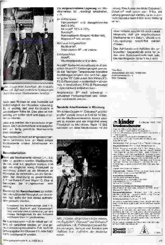 Vorschauseite 2: Zubereitung von hochwirksamen Medikamenten in der pädiatrischen Intensivpflege