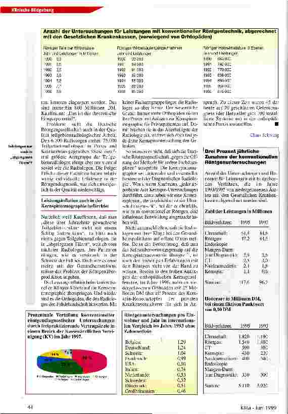 Vorschauseite 2: Jede zweite Röntgenuntersuchung ist vermeidbar