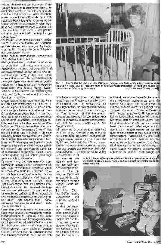 Vorschauseite 2: Indikationen für Elternanwesenheit Medizinisch-therapeutische Erfahrungen - Praktische Lösungen